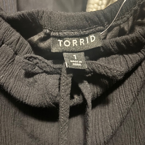 Torrid Gauze Crochet Trim Peasant Skater Dress - Picture 3 of 3